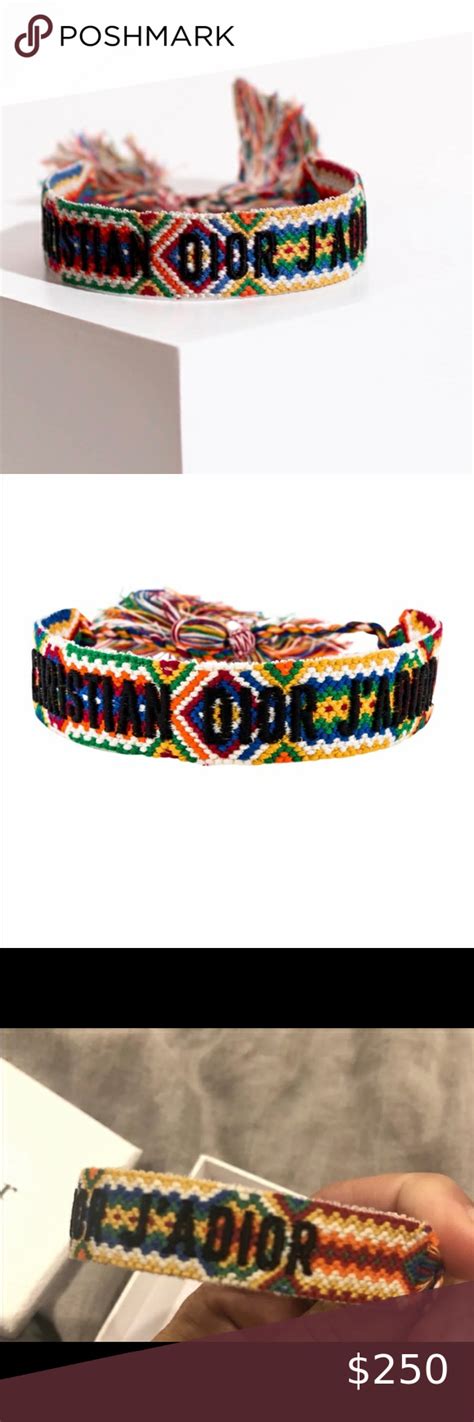 christian dior friendship bracelet pattern